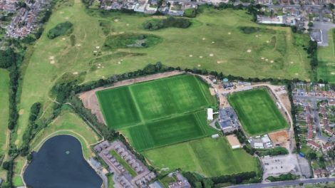 Aerial view of Crowlands Heath Golf Course (credit Google)