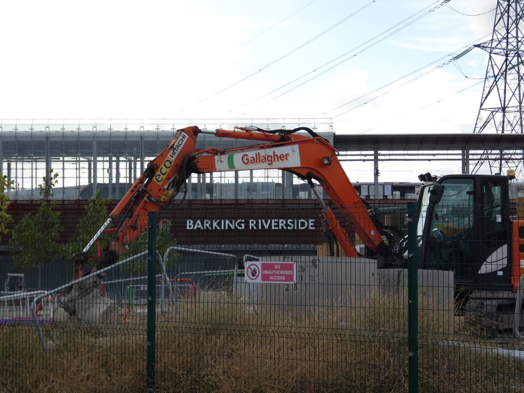 Construction has been ongoing at Barking Riverside since 2010