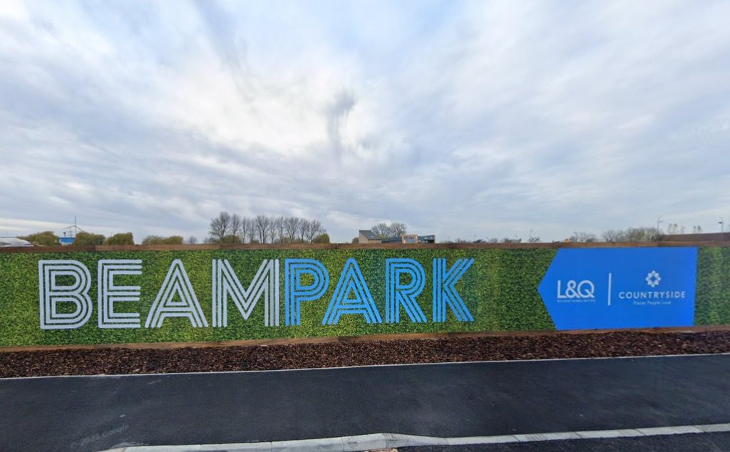 The Beam Park development in Dagenham (credit Google)