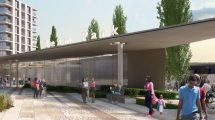 The design for the proposed Beam Park Station (credit Move)