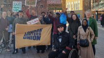 The London Renters Union protest in Barking last week (credit LRU)