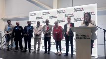 The Barking and Dagenham election count (credit Nick Clark-LDRS)