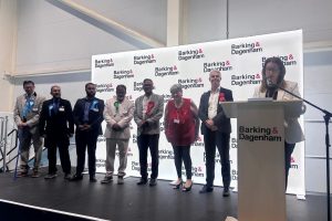 The Barking and Dagenham election count (credit Nick Clark-LDRS)