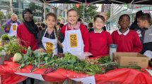 Children taking part in the School Food Matters programme