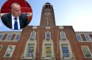 Barking Town Hall and (inset) Labour cabinet member for finance Rocky Gill