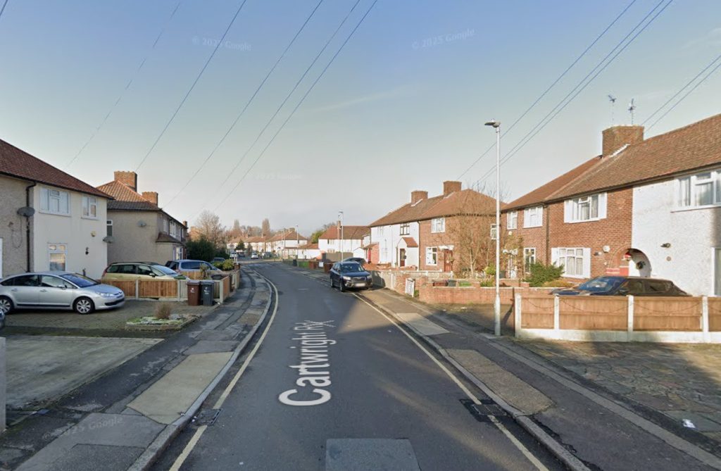 Cartwright Road, Dagenham (credit Google)