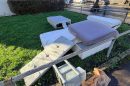 Mattresses and furniture dumped on the street