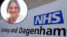 Barking and Dagenham NHS and (inset) Maureen Worby