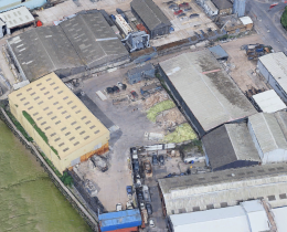 Google Earth view of the Eutopia warehouse complex