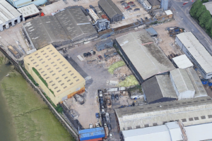 Google Earth view of the Eutopia warehouse complex